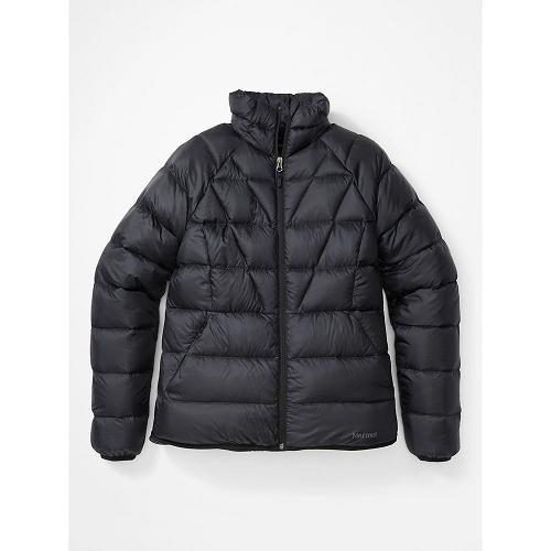 Marmot Hype Jackets - Womens Down Jacket Black CA1207584 Canada